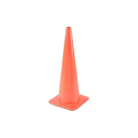 Lakeside Plastics 28" Traffic Cone, Non-Reflective, Orange, 10 lbs, 2825-10 2825-10